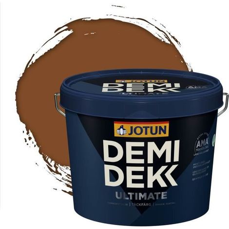 Peinture Bois - DEMI DEKK ULTIMATE - Satinée - RAL 8003 - 3L (1/2)