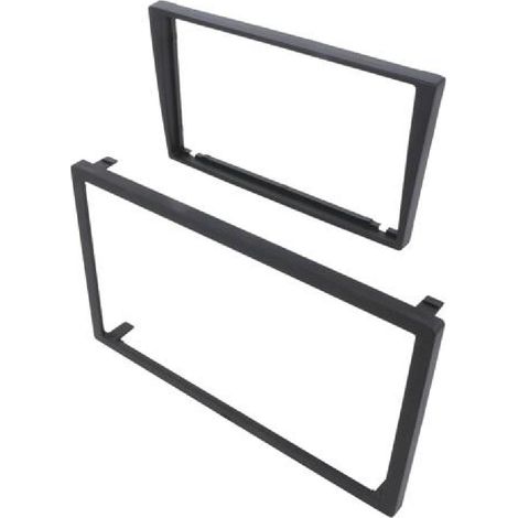 Facade autoradio 2DIN avec contour FA100V compatible avec Opel Renault Suzuki - noir