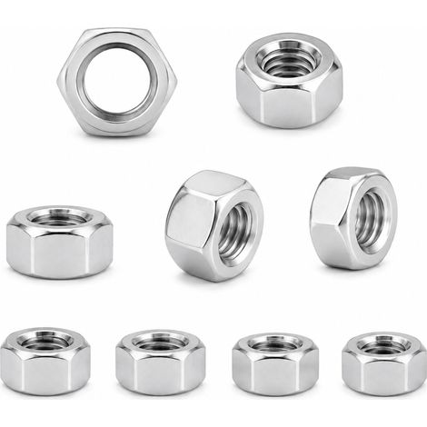 Ecrou M4 INOX A2 Hexagonal Nut Ø 4mm, LOT DE 50 Pcs (1/5)