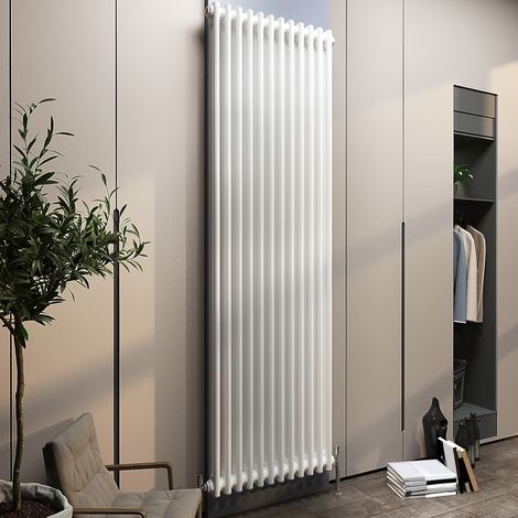 Biubiubath Traditional Cast Iron Radiator 1800x560mm 2 Column White