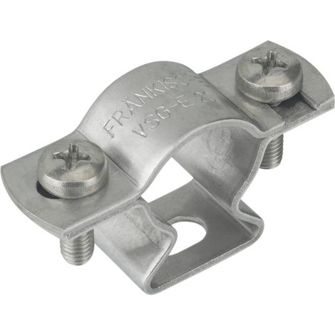 Abrazadera de tubería fraenkische-rohrwerke-gebr-kirchner-gmbh-co-kg Abstandschelle m20 vsg-e20 acero inoxidable montaje tornillo