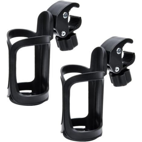 Porte-bidons de Vélo,2 PCS Porte-Gobelet Vélo Cages de Bouteilles de vélo Support de Bouteille d'eau Rotatif à 360 Degrés pour vélos, vélos de Montagne, poussettes et Fauteuil Roulant