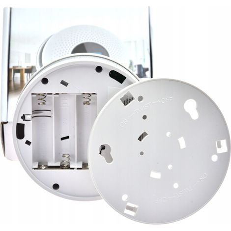 Drahtloser Kohlenmonoxid-Rauchmelder mit zertifiziertem akustischem Alarm (1/5)