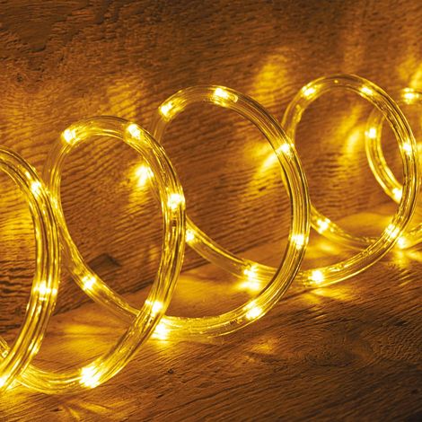 18m 324 LED luce tubolare bianca calda per esterni - Feeric lights & christmas