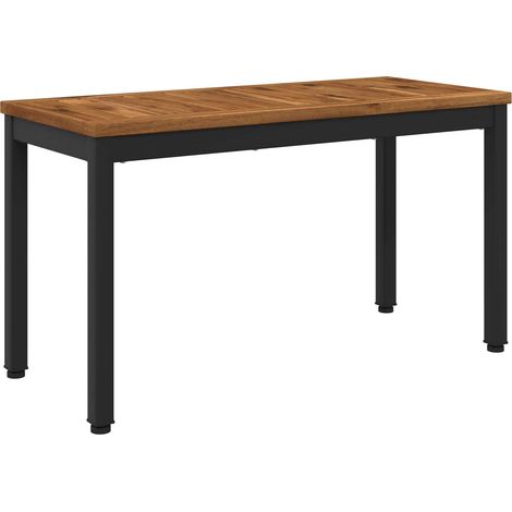 Banco de jardín 80,5 x 35 x 45 cm Madera de Acacia Sólida vidaXL (1/5)