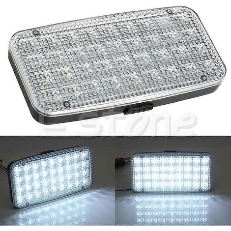 Plafonnier intérieur blanc 12V 36 LED pour voitures, fourgonnettes et camions (1/5)