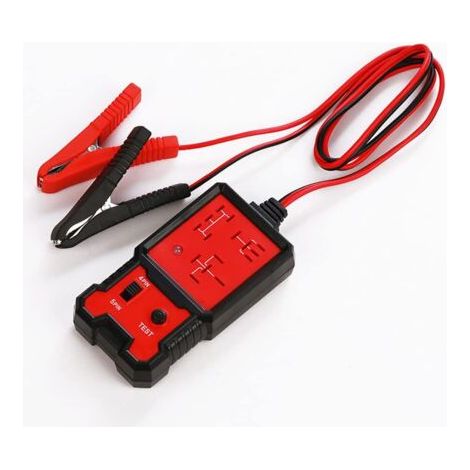 Testeur de Relais Automobile, Testeur de Relais Electronique 12V, Voiture Batterie Checker avec Clips, Outil de diagnostic professionnel danalyseur de relais automatique