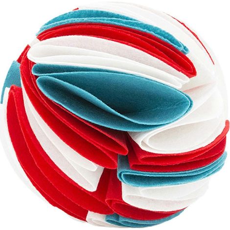 Balle Waggle Ball pour chien : jouez avec elle jusqu'à ce qu'elle s'ennuie et offrez-lui une friandise. Jeux de puzzle interactifs pour le nez : encouragez ses instincts naturels de recherche de nourr