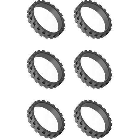 Lot de 6 pneus pour iRobot Roomba séries 500, 600, 700, 800 et 900 : antidérapants, excellente adhérence et montage facile. (1/5)
