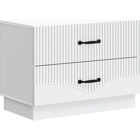 Armario de Noche 62 x 34,5 x 44,5 cm Madera de Ingeniería vidaXL