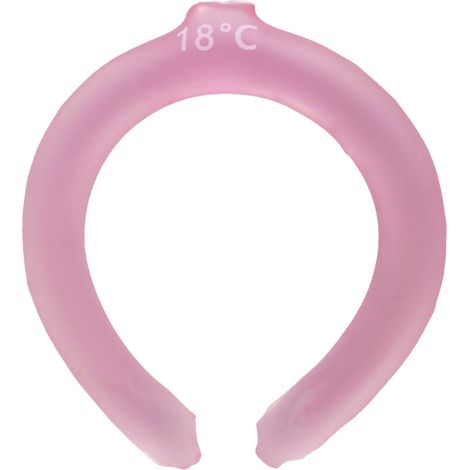 Tube Rafraîchissant pour le Cou - Bandeau Réutilisable et Portable pour Dissiper la Chaleur en Été - Rose