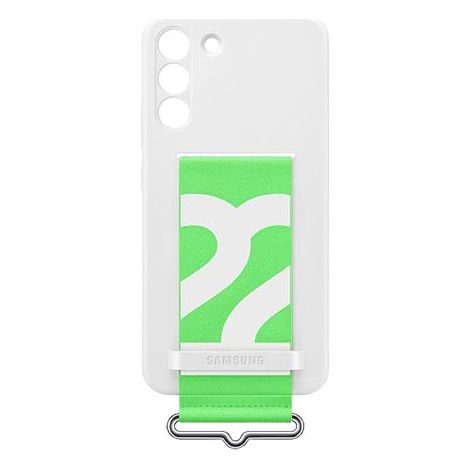 SILIC COVER W/STRAP S22PLUS WHIT