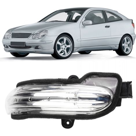Feu clignotant LED étanche pour rétroviseur Mercedes‑Benz Classe C W203 4 portes 2004‑2007 gauche A2038201521