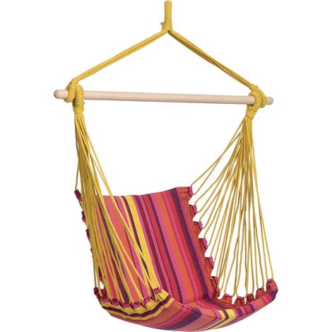 Chaise suspendue hamac Amazonas Belize coloris vulcano 104 x 56cm (1/6)