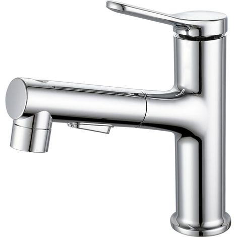 Grifo de cocina con cabezal de ducha extraíble, grifo mezclador de cocina con dos cabezales de ducha. (1/3)