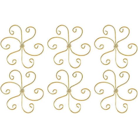 Set mit 6 Pflanzenstängelstützen, Metallstütze für Monstera (1/5)