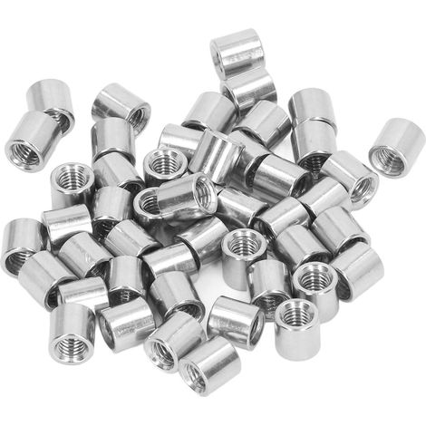 ÉCROU DE RACCORD DE TIGE RONDE EN ACIER INOXYDABLE M5 CONNEXION FILETÉE FEMELLE ENTRETIEN MÉCANIQUE DOMEST (1/5)