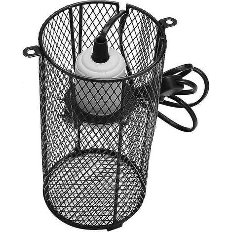 Lampe en céramique pour reptiles, abat-jour chauffant avec interrupteur pour animaux de compagnie amphibiens, serpents, lézards et tortues (eu) (1/5)