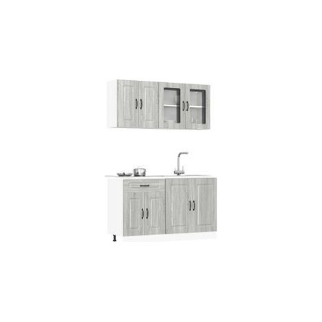 Ensemble d'armoires de cuisine 4 pcs Kalmar bois d'ingénierie (1/5)