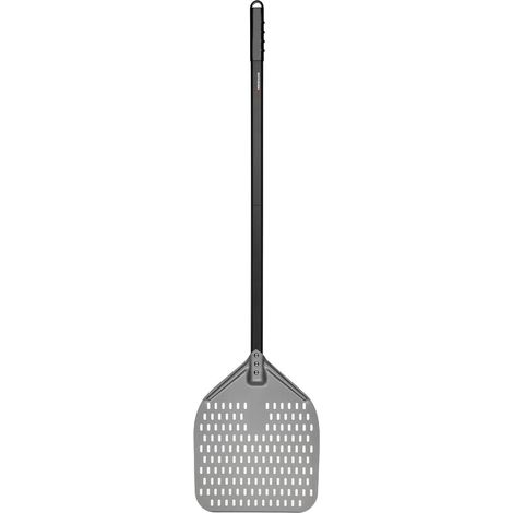 Pelle à Pizza, Pelle à Pizza Perforée 30 x 39 cm Pizza Paddle Métal en Aluminium Anodisé Dur avec Poignée Amovible pour Transférer Pain, Patisserie, Pizzas, 120 cm de Longueur (1/5)