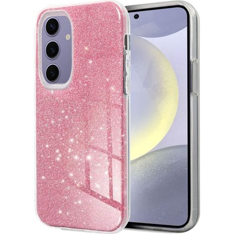 Carcasa COOL para Samsung S921 Galaxy S24 / S25 Glitter Rosa