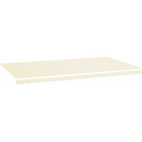 Tessuto di Ricambio per Tenda da Sole Crema 6x3,5 m (1/4)