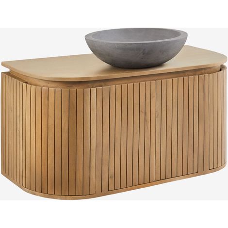 Conjunto de mueble de baño en madera de mango Analis SKLUM             