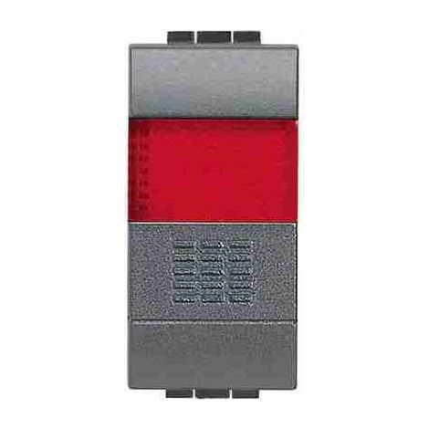 Pulsador BTIL4038R 1P - NO 10A 250V CA - portalámparas rojo