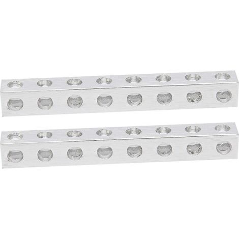 2 Stück 3106‑0008‑0064 8 Löcher 8x8x64mm Quadratischer Träger Roboterstruktur Teil Zubehör (1/4)