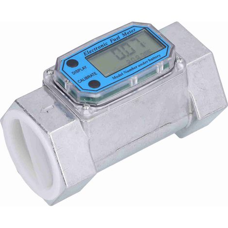Compteur débit turbine numérique LLW-50 pour fioul gaz huile eau 2 pouces 2.3V-3.3V (1/5)