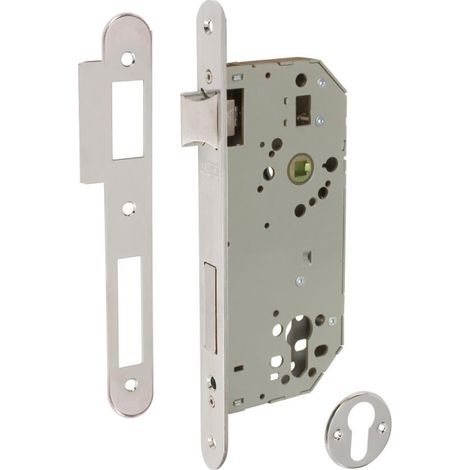 Cerradura Tesa R.4030-50 Niquelado Sin Cilindro P.R