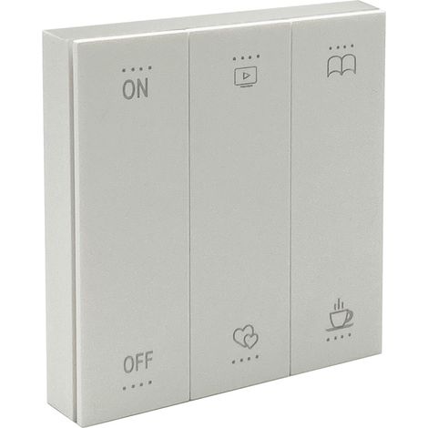 INTERRUTTORE DI CONTROLLO A BATTERIA 2.4G PER REGOLAZIONI LUCI LED CCT 48V (1/5)