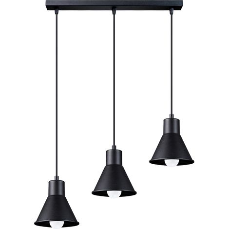 TALEJA 3 pendant lamp black [E27] (1/5)
