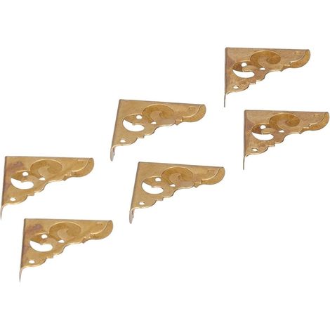 Protège-coins décoratifs, métal, style vintage, pour boîtes (1/5)