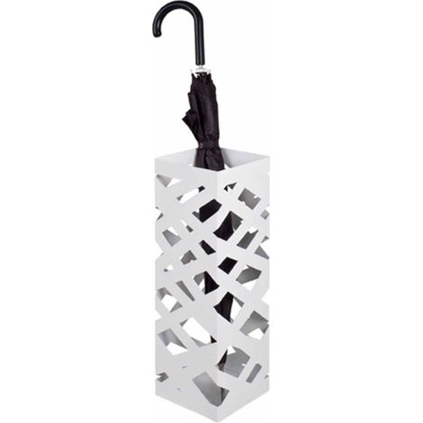 Porte-Parapluie Design "Laqué III" 48cm Blanc