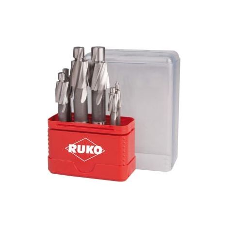 RUKO Jeu de fraises à embout plat DIN 373 HSS, 6 pièces, M3–M10 - 102454 (1/4)