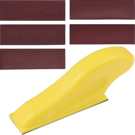 Lot de 30 feuilles de papier abrasif micro-poli, grain 240, rouge, 3,5 x 1 pouce, pour le ponçage de précision, meubles en bois, métaux et voitures. (1/5)