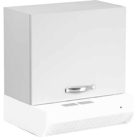 MOBILE SOPRACAPPA PER CUCINE COMPONIBILI L.60 x P.32 x H.49. - col. bianco - LINEA AZZURRA