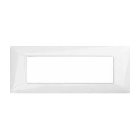 Mapam T3 JOY Placca in tecnopolimero a 6P Compatibile Matix bianco - M8007-01