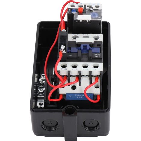 Démarreur magnétique en ABS boîtier étanche IP55 interrupteur de commande monophasé 220V 230V modèle LE1D25M7 5.5KW 7.5HP (1/5)