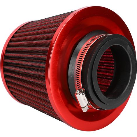 Universeller 63-mm-Hochleistungs-Luftfilter aus Eisen, Pilzkopf mit verschiedenen Durchmessern, rotes Set für Autos (1/5)