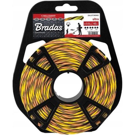 Schnittfaden bradas Ultra L3 Twist farblos 96 Meter 2 4 mm