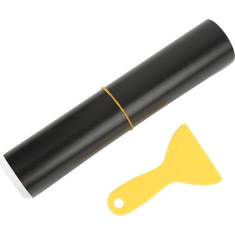 Bande de Protection Solaire de Voiture, Autocollant de Bande de Pare-Brise Pare-Brise Bloquant Le, Résistant à l'usure, Pratique, Noir Mat pour Voiture (1/5)