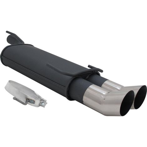 Silencieux Echappement Opel Astra F Berline 91-98 - 2x90mm DTM-32260881