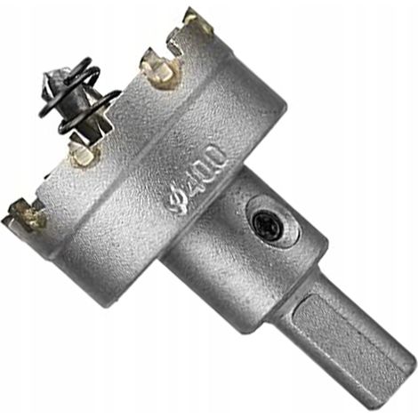 Broca de corona de carburo para aluminio 40 mm (1/5)