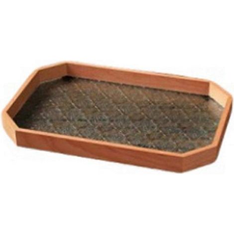 Plateau porte-tasses et mugs multifonctionnel en verre, organisateur de bureau, plateaux à fruits et collations pour bureau, salle de bain, table, cuisine, fêtes A (1/4)