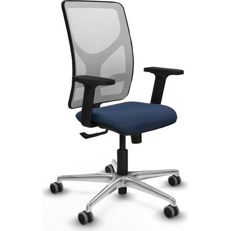 Sedia da ufficio piqueras y crespo Motilla bianco blu navy (1/2)