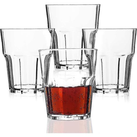 Verres en plastique incassables de qualité supérieure - Verres à eau de qualité restaurant (1/5)