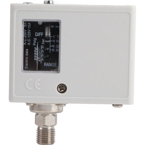 Ensemble de pressostat 20 kg, noyau en cuivre, IP40, pour sèche-linge, chaudière, refroidisseur d'eau, AC125V/AC250V, connecteur 1/2 pouce