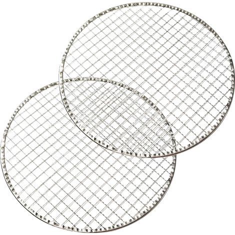 2 Grilles Dtapis De Barbecue Jetable ,28 X 28 Cm Filet De Barbecue, Adapté Au Camping, Au Jardin, Au Pique-Nique, Au Barbecue En Plein Air,Pour Griller La Viande, Les Légumes, Le Barbecue (1/5)